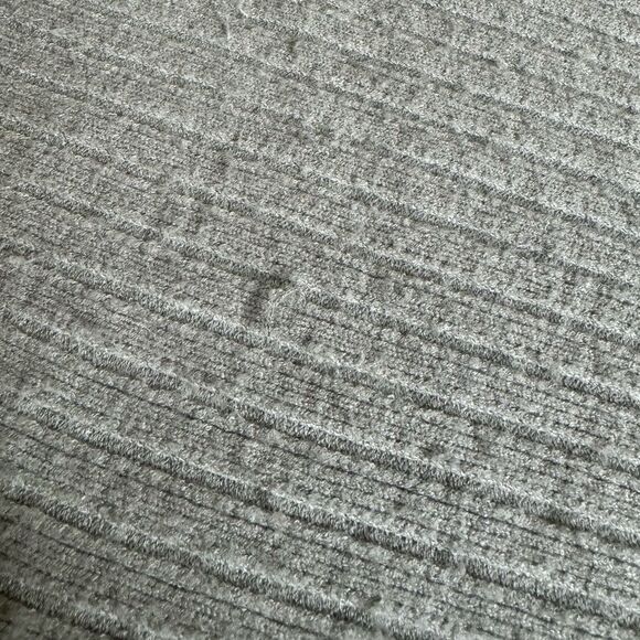 ANTHROPOLOGIE MOTH Tisbury Turtleneck Mock Neck Sweater Ribbed Gray Size XL - Picture 7 of 16